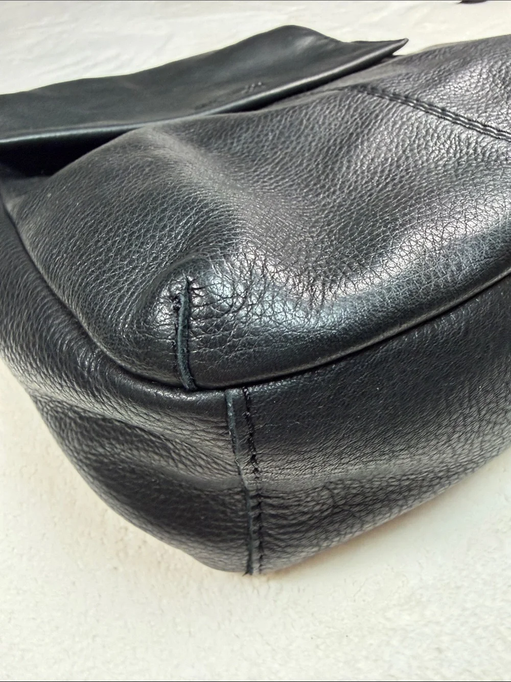 American Leather Co. Liberty Black Leather Backpack